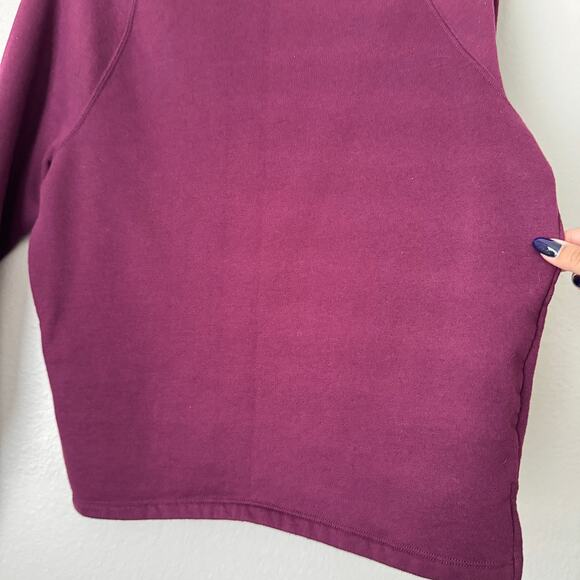 Champion Athletics Womens Berry Mock Neck Sweater Longsleeve Pullover Size Large - Picture 5 of 11